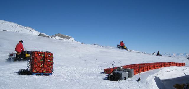 MEVO boxes waiting for deployment.